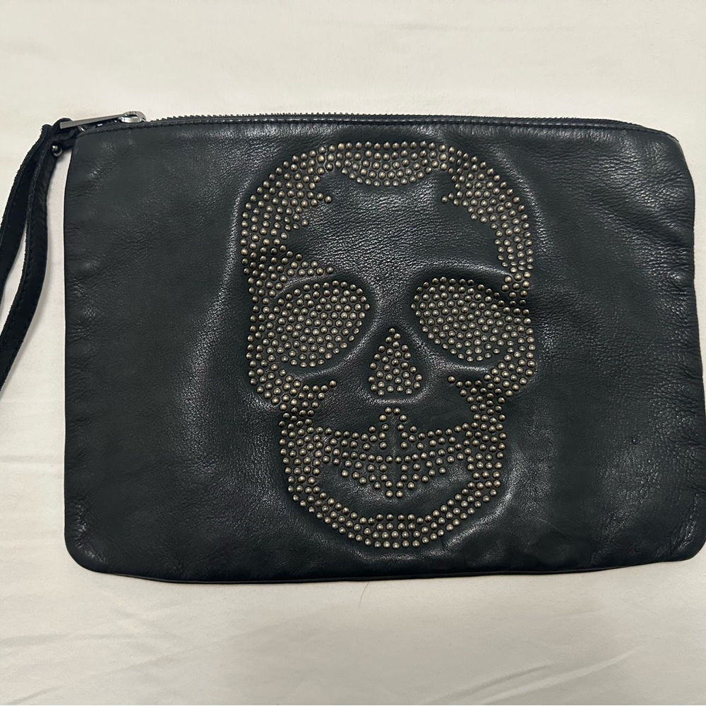 Zadig and Voltaire skull pouch